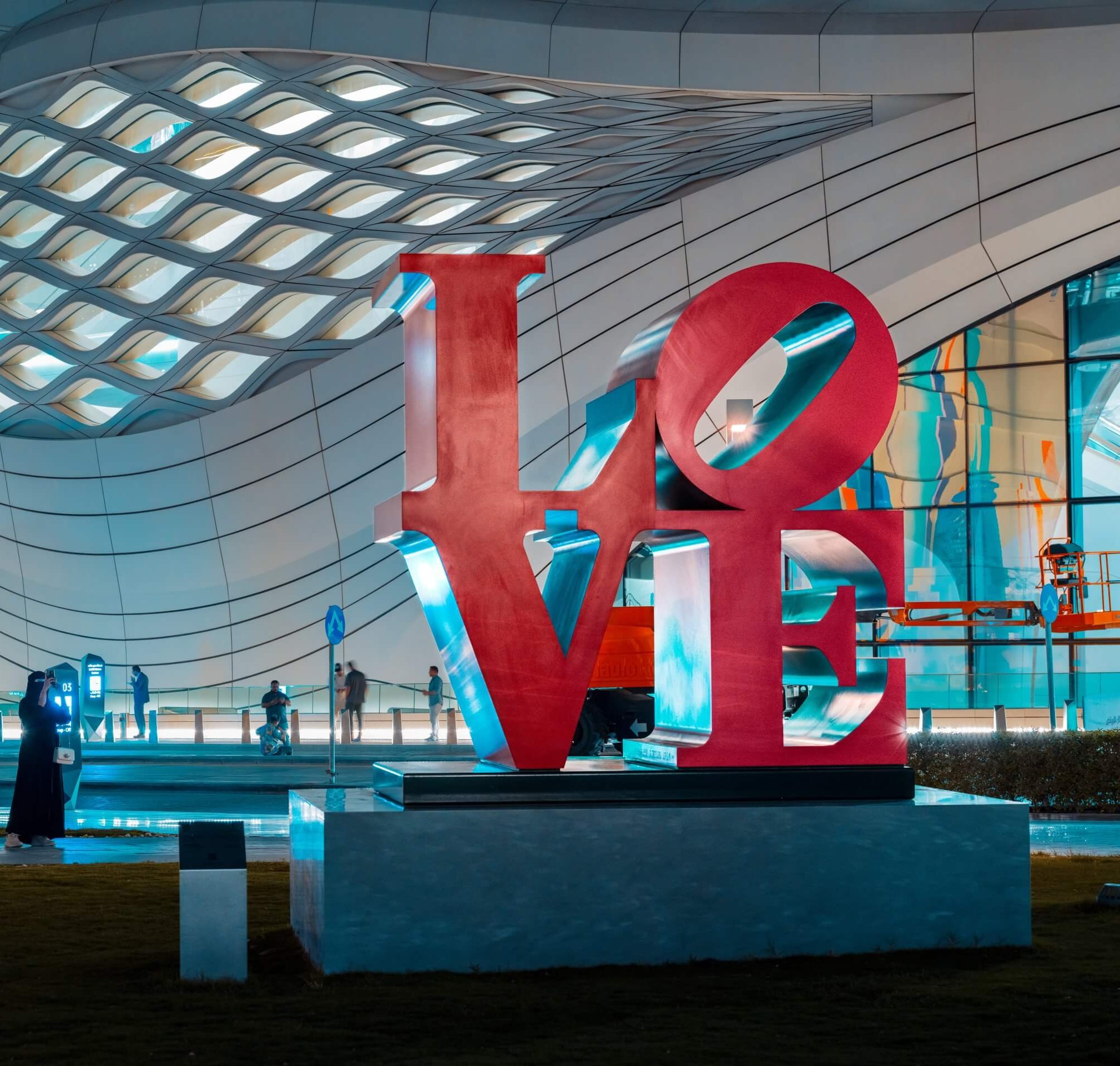 LOVE (Red Outside, Blue Inside)