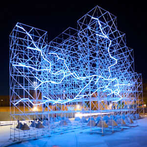 When the Sky Reaches the Ground (a moment frozen) 2025